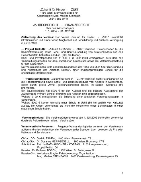 Jahresfinanzbericht 04 Pdf Zuki
