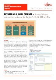 Autosar V2.1 factsheet - Fujitsu