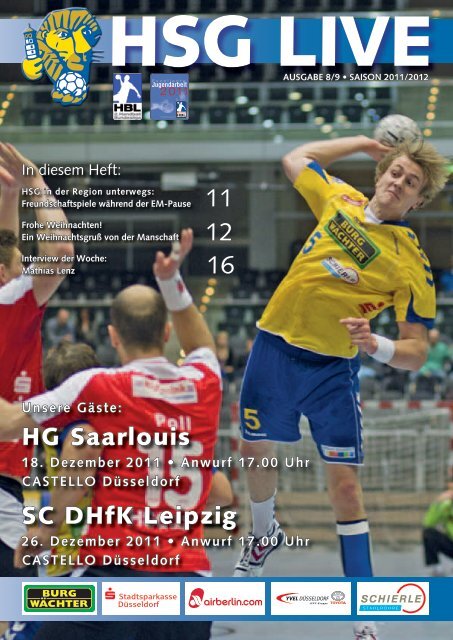 Hg Saarlouis Sc Dhfk Leipzig Hsg Dusseldorf
