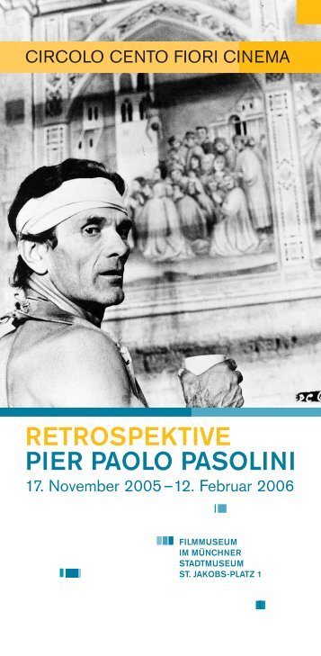 RETROSPEKTIVE PIER PAOLO PASOLINI