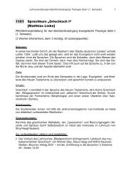 Kommentiertes Vorlesungsverzeichnis Wintersemester 2008/2009