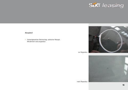 Schadenkatalog - Sixt