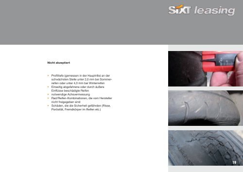 Schadenkatalog - Sixt