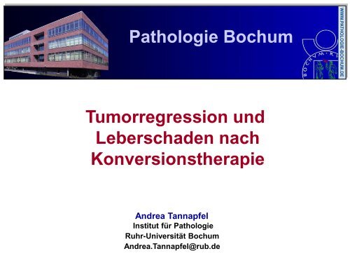 Pathologie Bochum Tumorregression und ... - GI-Oncology