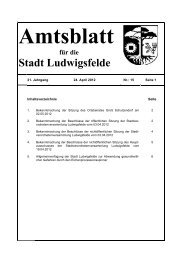 Amtsblatt Nr. 15 / 2012 - Ludwigsfelde