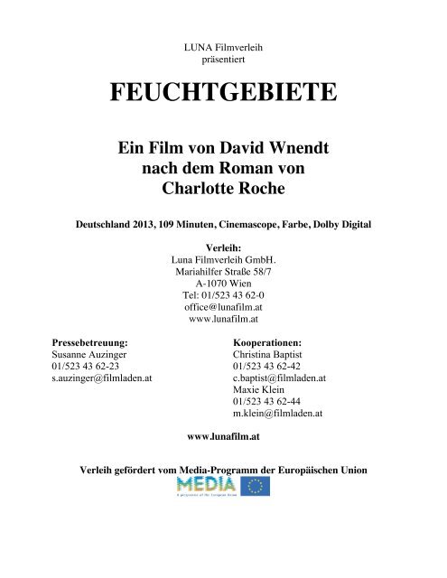 FEUCHTGEBIETE - Luna Filmverleih