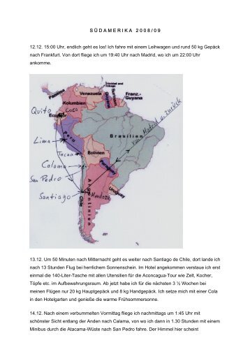 Reisebericht Suedamerika (Peter Trauth - Maerz ... - RSC Buchholz