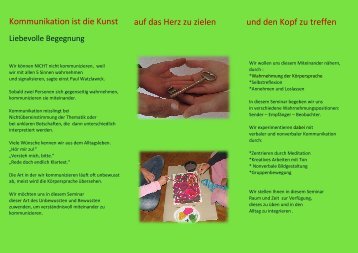 Seminar Kommunikation ist die Kunst - cbk-kunsttherapie.de