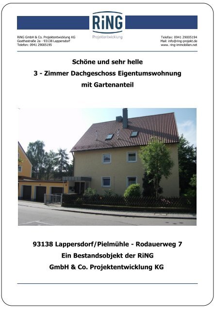 Expose - Ring Immobilien Regensburg