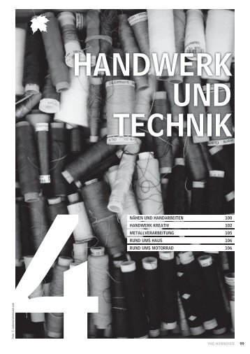 Handwerk und Technik - Volkshochschule Hannover