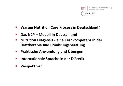 Der Nutrition Care Process