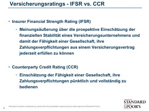 Insurer Financial Strength Ratings Wahrnehmung, Erwartung und ...