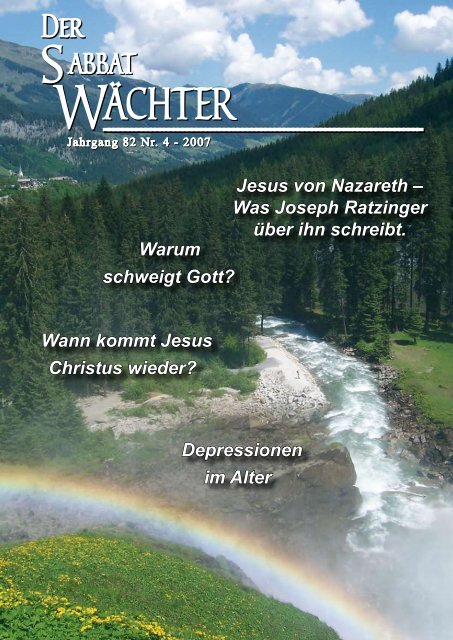 Jahrgang 82 Nr 4 Reformierte Siebenten Tags Adventisten In