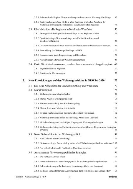 empirica - MBWSV NRW