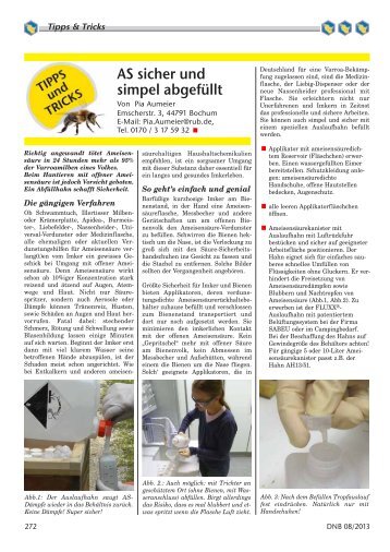 AS sicher und simpel abgefüllt