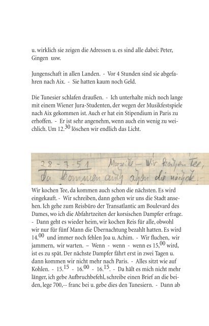 Tagebuch Korsika 1951 - Ulli Bromberg