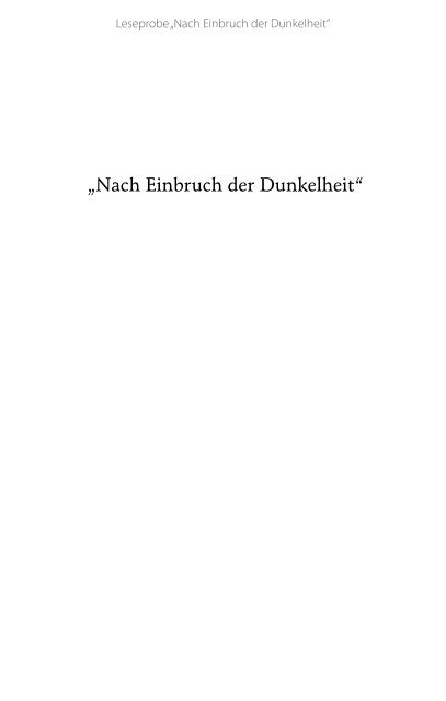 Lisette Gebhardt „Nach Einbruch der Dunkelheit“ Zeitgenössische ...