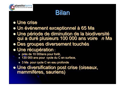 Stratigraphie, stratotype, couches limites