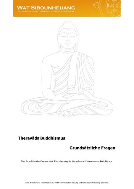 Theravada Buddhismus - Wat Sibounheuang