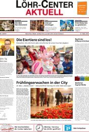 DieEiertieresindlos! Frühlingserwachen in der City - Löhr-Center