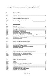 Seite 1 von 26 Satzung der ... - Stadtfeld