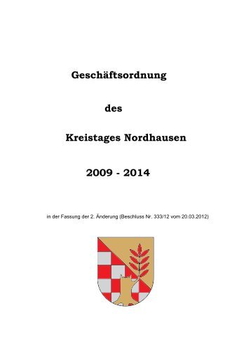 2._AEnderung_Geschae.. - Landratsamt Nordhausen
