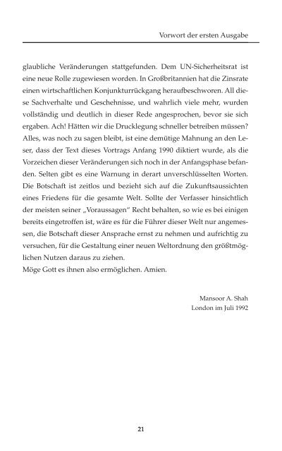 Islam - Antworten auf die Fragen unserer Zeit - Ahmadiyya Muslim ...