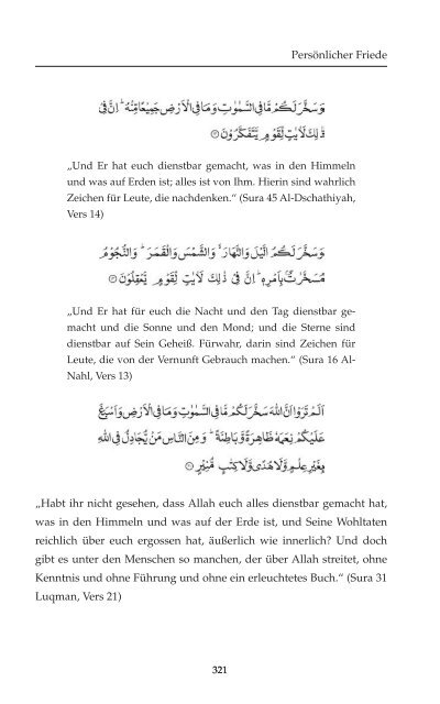 Islam - Antworten auf die Fragen unserer Zeit - Ahmadiyya Muslim ...