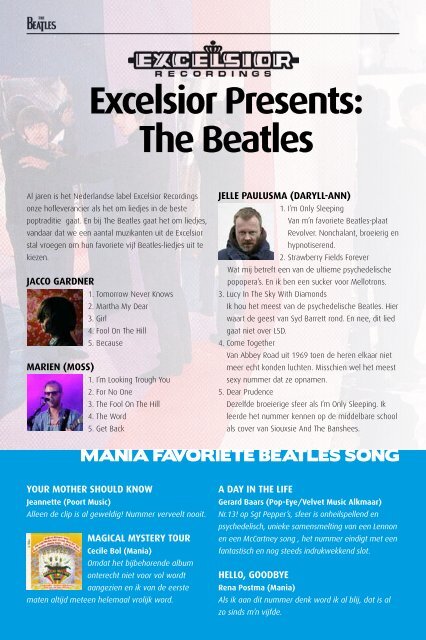 Mania 302 Beatles