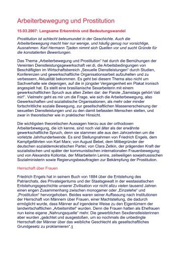 Arbeiterbewegung und Prostitution - Die Linke.SDS Leipzig