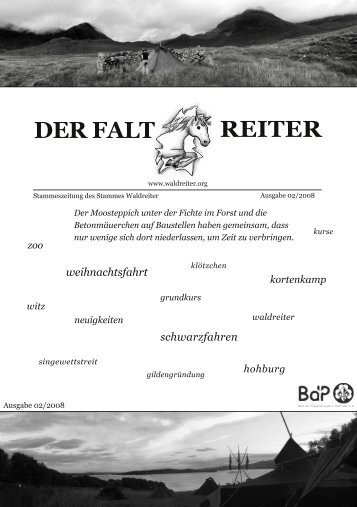 Ausgabe 2/2008 - BdP Stamm Waldreiter