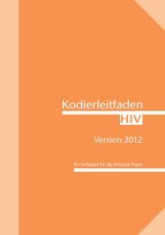 Kodierleitfaden HIV - Kodieren mit Kodierleitfaden