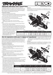 Adjustable Wheelbase Rear Control Arms Bras de ... - Traxxas