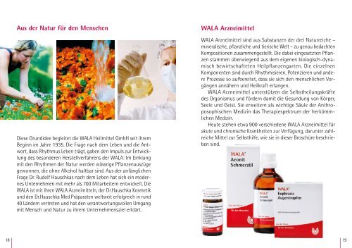 Frauengesundheit - WALA Arzneimittel