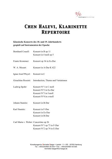 PDF-Download - Künstleragentur Henriette Haage