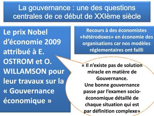 « La bonne gouvernance bancaire : une condition nécessaire pour ...