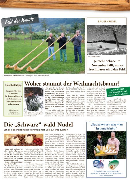 Scheunen-Tratsch - Ausgabe November 2013