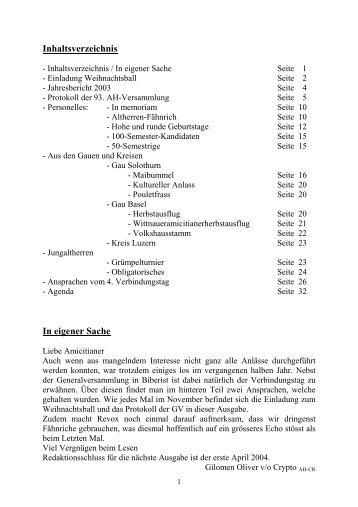 Der Amicitianer Nr. 194 - Amicitia Solodorensis