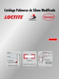 Barbocol - Catálogo Loctite - União Estrutural - Polimeros de Silano