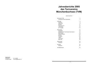 2005 - Turnverein Münchenbuchsee