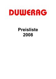 Preisliste 2008 - Optimo Service AG