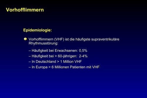 Vorhofflimmern und Schlaganfall - Neuro-siegen.de