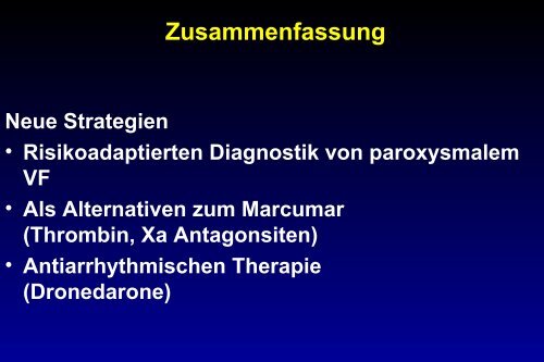 Vorhofflimmern und Schlaganfall - Neuro-siegen.de