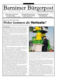 Barnimer Bürgerpost - Barnim-Blog Eberswalde und Bernau