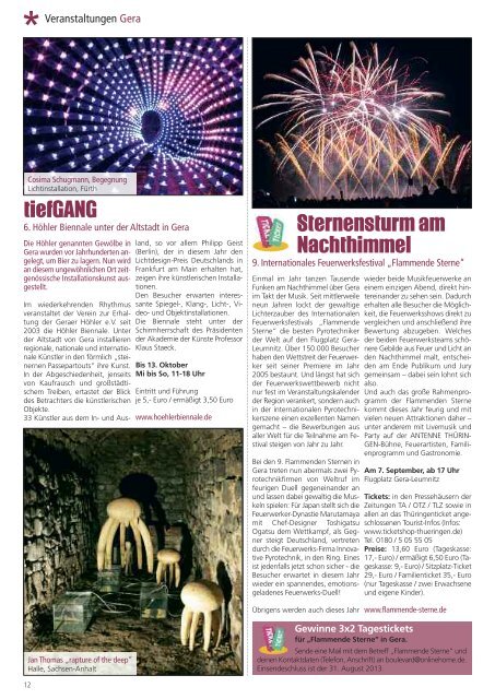 Das Magazin für Südthüringen - Boerner-pr.de