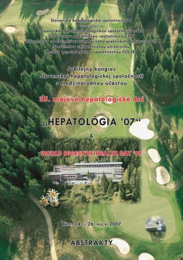 hepatológia - Slovenskej hepatologickej spoločnosti