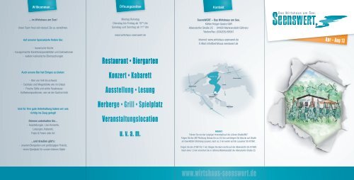 Download Quartalsflyer - Wirtshaus SeensWERT