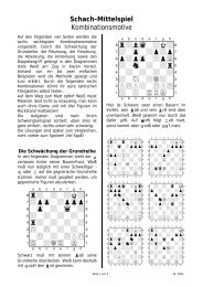 Schach-Mittelspiel Kombinationsmotive ... - Steffanklaus.de