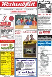 Wochenblatt Ausgabe vom 05.März 2013 - Schonnebeck