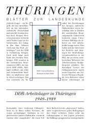 DDR-Arbeitslager in Thüringen 1949–1989 - Landeszentrale für ...